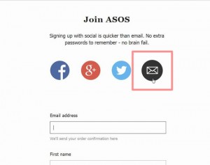 ASOS通販方法送料アカウント登録やり方