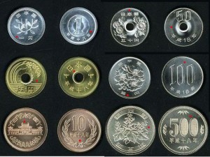 日本の硬貨素材材質円1005円666円