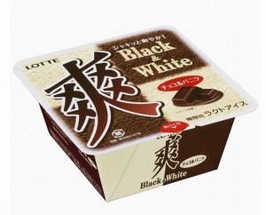 ロッテアイス爽Black＆Whiteチョコバニラカロリー味感想期間いつまで販売店舗コンビニ