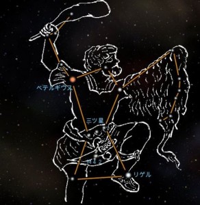 オリオン座流星群2016年10月21日ピーク方角時間