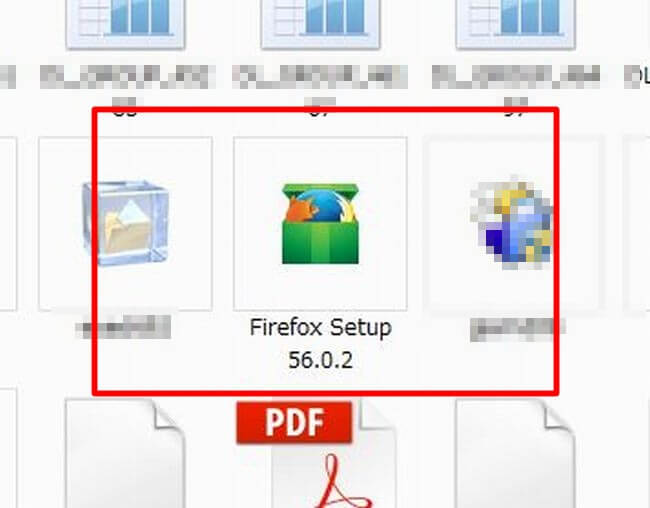 Firefoxのダウングレード方法7