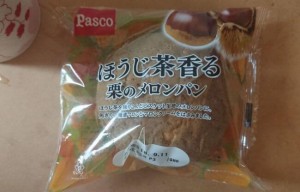 pascoほうじ茶香る栗のメロンパン1