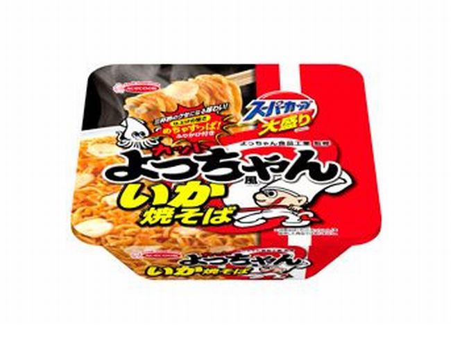 エースコック「よっちゃん風いか焼そば」カロリーは？味はまずいorうまい？スーパーカップ大盛り よっちゃん食品工業監修カップ麺の口コミや販売期間は？